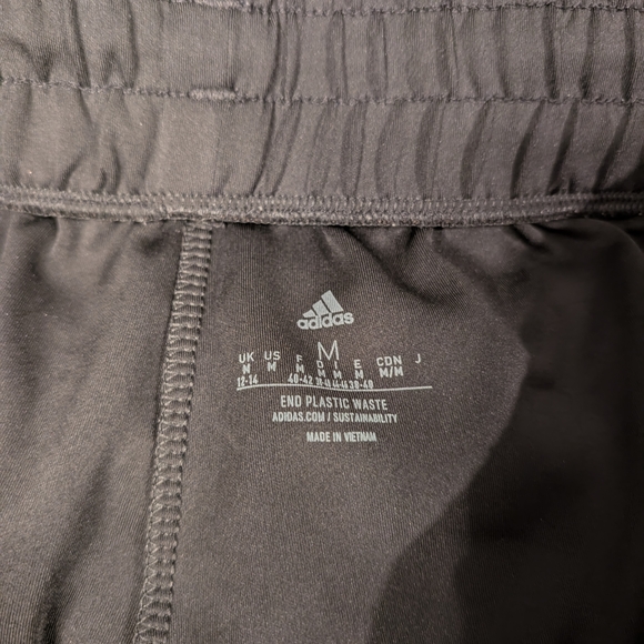 Adidas Black Track Jogger Pants Size Medium - Picture 3 of 5